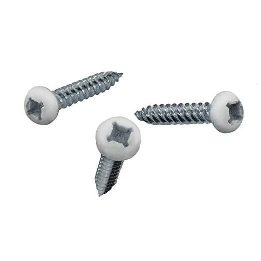 8xPan Head Metal RV Screws | Polar White | Multi-Pack | RV Interior Screws | 1