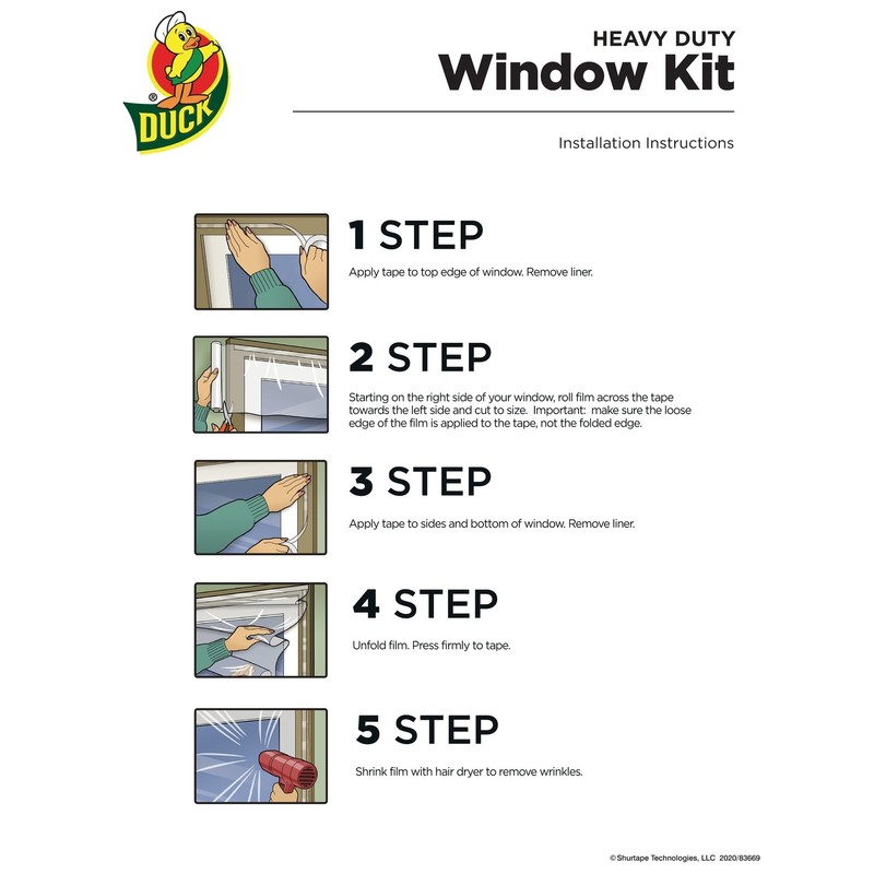 Duck Brand Rolled Window Insulation Kit: 62 in. x 210 in. (Clear) *5 pieces gallery