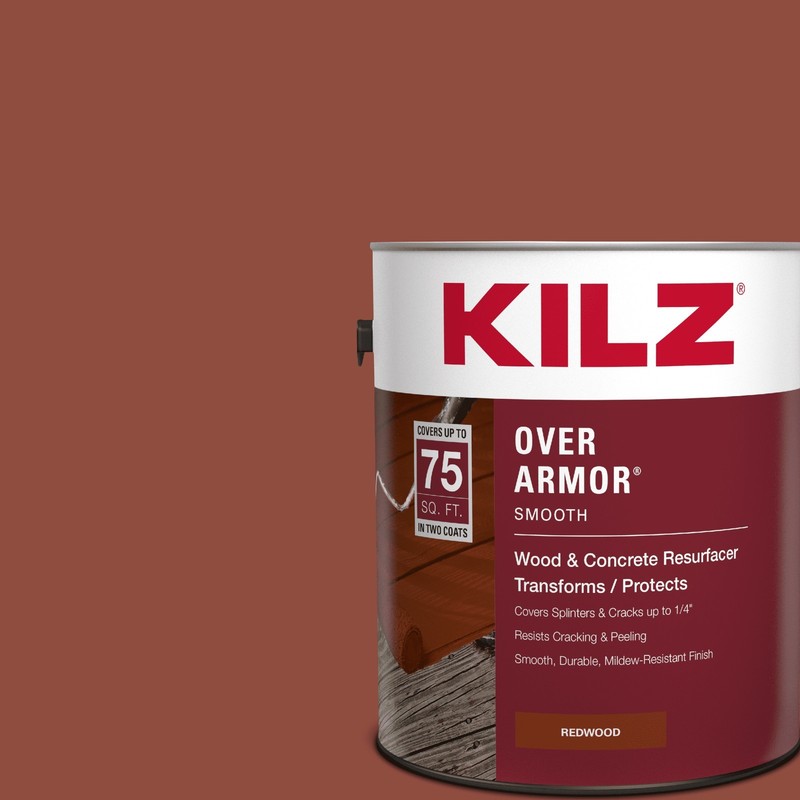 Over Armor Wood & Concrete Solid Coating Resurfacer Exterior Smooth 1 Gallon