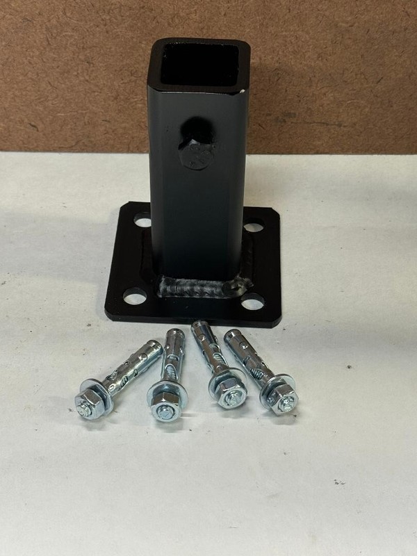 1″ Railing 4″ Repair Base Broken 1″ loose POSTS slip IN tube NO welding PAT PEND