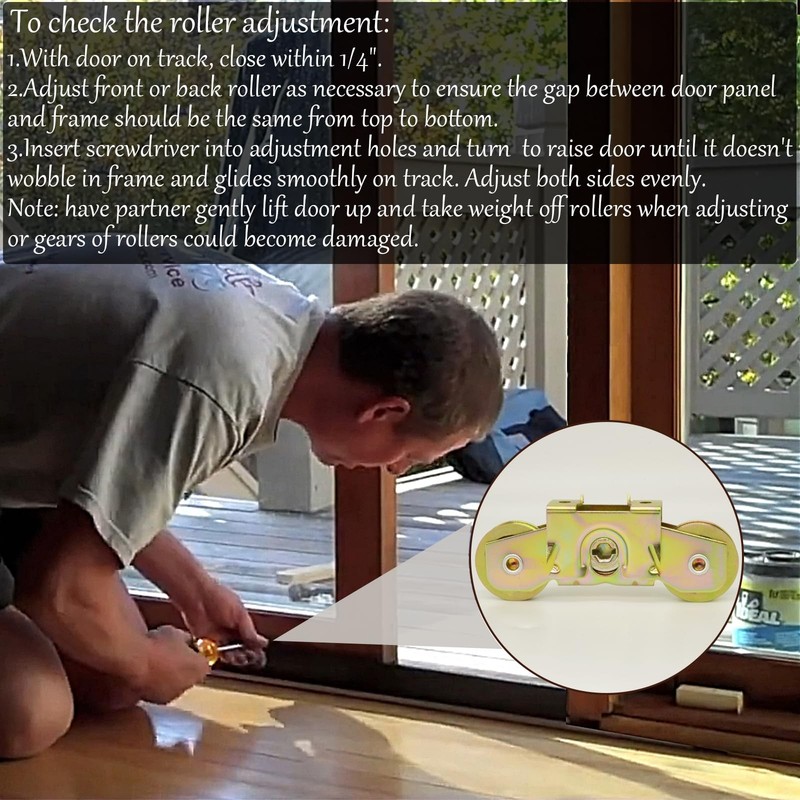 Patio Sliding Door Rollers Replacement Assembly Fits Andersen Gliding Glass D... gallery