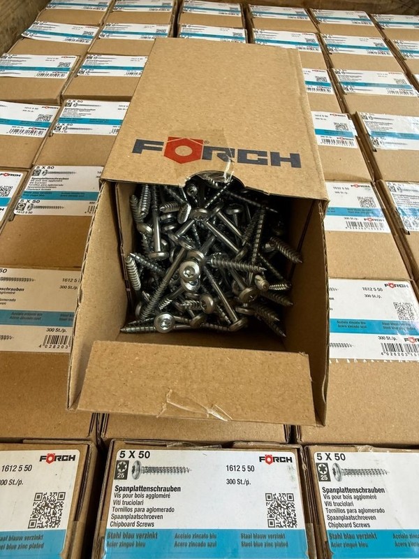 FÖRCH (300x) 0 3/16x1 31/32in Chipboard Screw Word Screws Part Thread Torx 25