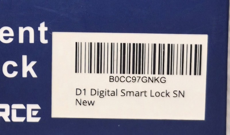 King Force Intelligent Door Lock Model D1 Black New gallery