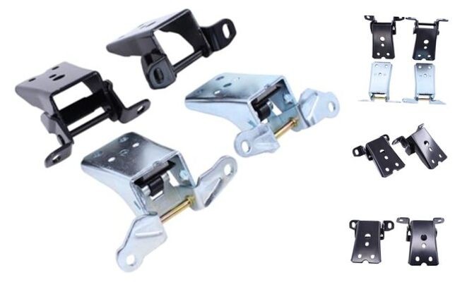 Front Driver and Passenger Side Upper and Lower Door Hinge for Ford F150 F250