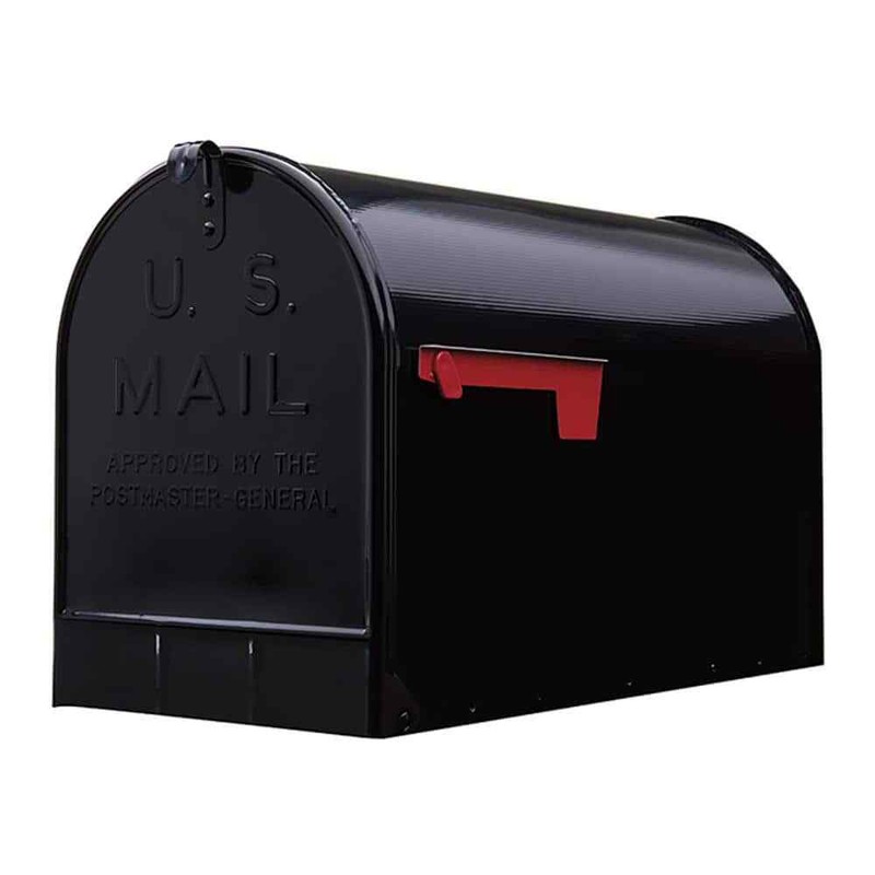 Heavy-Duty Extra Large Jumbo Post Mount Rural Mailbox Galvanized Steel Package gallery