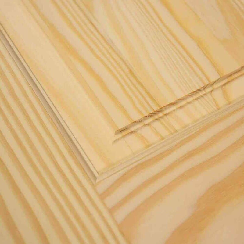 6-Panel Solid Core Unfinished Wood Interior Closet Door Clear 32" X 80" X 32" gallery