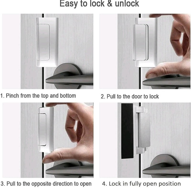 Home Security Door Lock Reinforcement Upgraded Childproof Safety Locks USA gallery