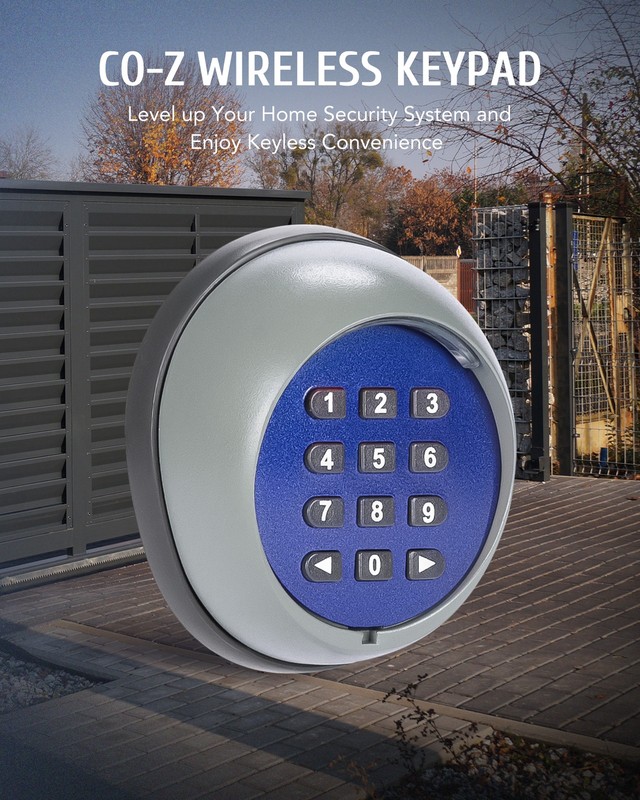 CO-Z Wireless Keypad Remote Door Operator Panel Electric Automatic Gate Opener gallery