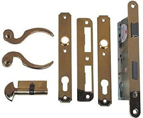 New Atrium Door Mortise Lock New In Box Chrome Or Brass with 2 keys