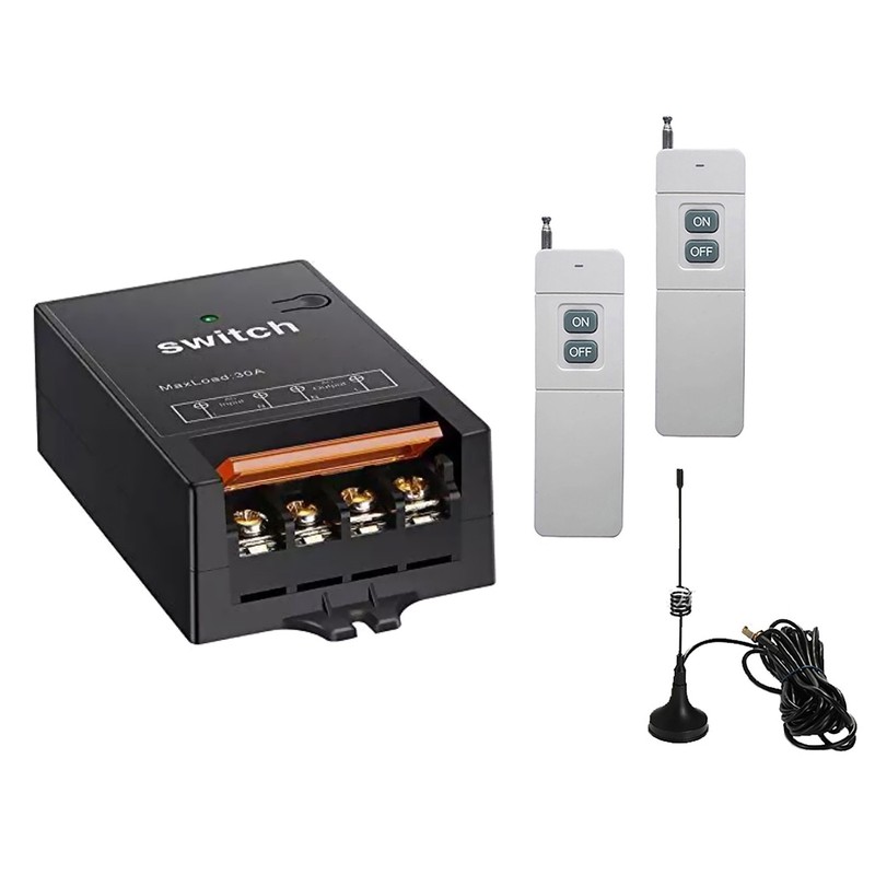 1.5KM Long Range 2CH RF Wireless Remote Control Switch Transmitter+Receiver Set gallery