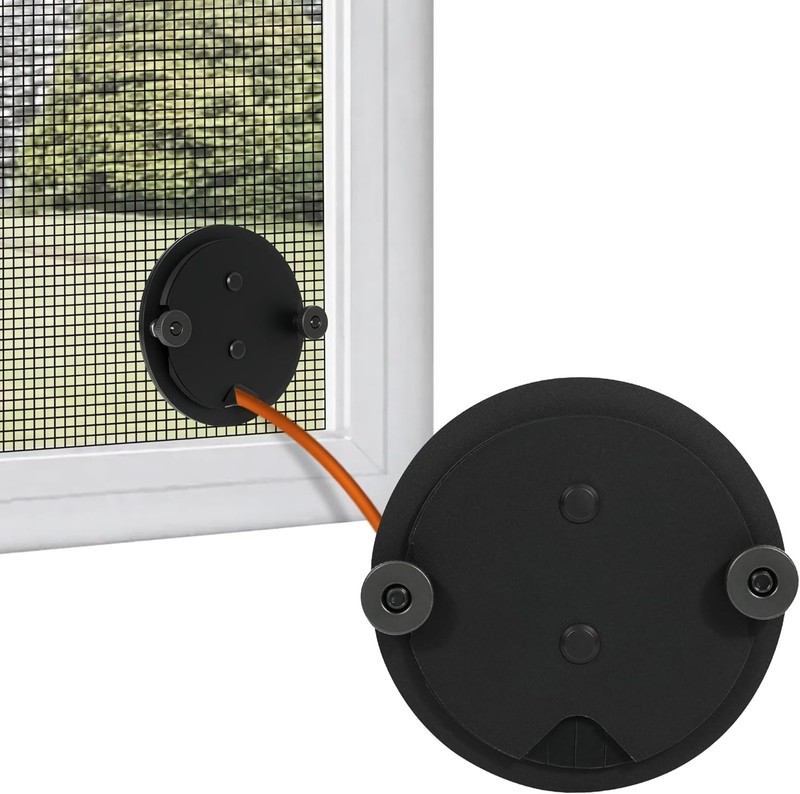 Window Screen Pass through Attachment – Bring inside Power Outside, for 1/10″-1/