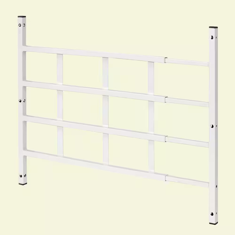 Fixed Window Guard 4 Bar Steel Security Grills Home Outdoor Fixtures Use 31-54″