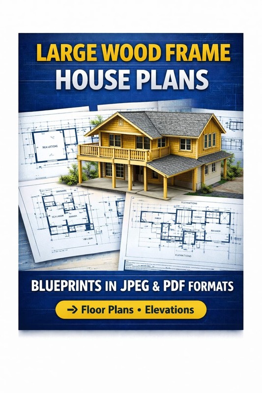 Construction Drawings/ DESIGN / PLANS / Frame house Miias-145.
