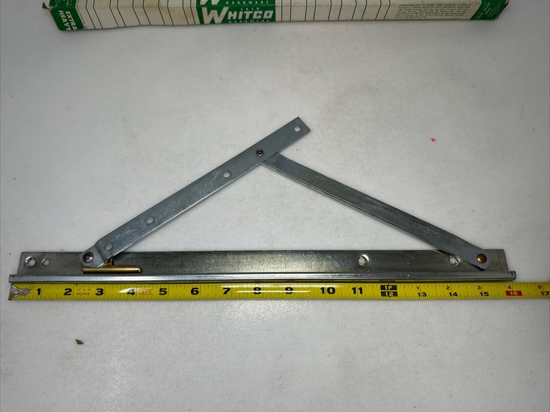 Whitco Window Extra Heavy Sash Hardware 1 3/8" 16” Casement Transom Awning USA gallery