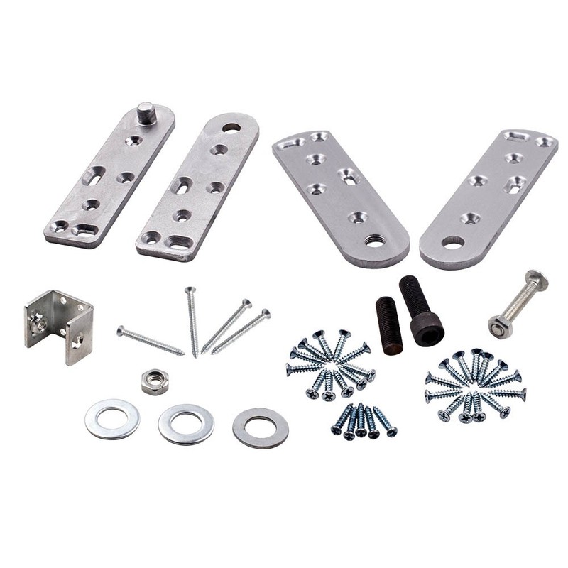 Heavy Pivot Hinge Kit for Hidden Secret Bookcase Door 5 7/8″ x 1 1/2″ x 1/4″