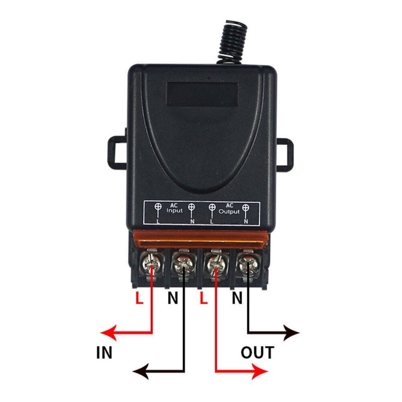 433 MHz Wireless Remote Control Switch AC RF Relay Receiver With Remote Control gallery