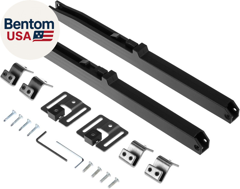 Barn Door Soft Close Kit, Hole-Free Version, Compatible for Single Doors Weighin