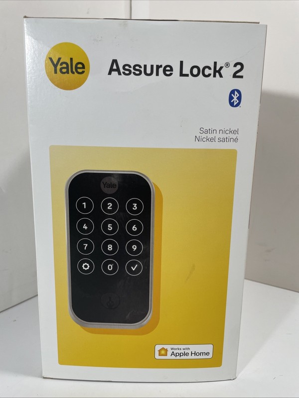 YALE Assure Lock 2 Bluetooth Touchscreen Keypad DEADBOLT LOCK Satin Nickel – NEW