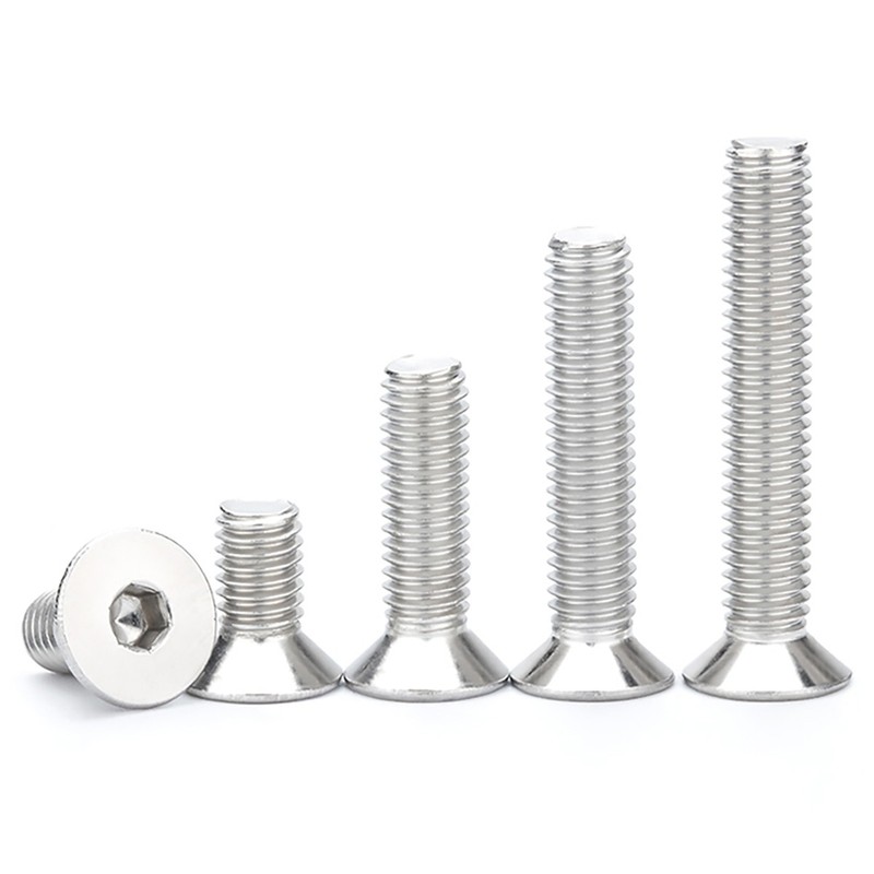 M6 (6mm) COUNTERSUNK SCREWS A2 STAINLESS STEEL ALLEN KEY HEXAGON SOCKET BOLTS gallery