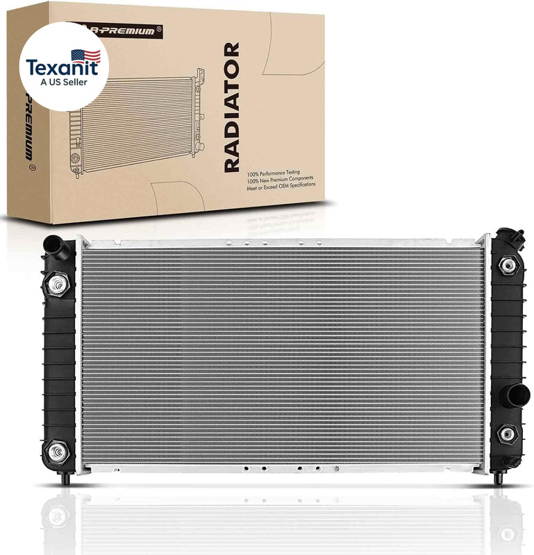Engine Coolant Radiator Assembly with Transmission & Engine Oil Cooler Compatibl