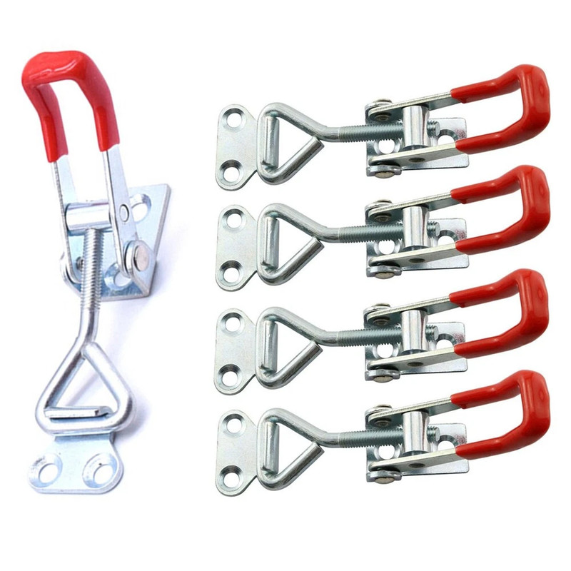 Galvanized Iron Toggle Lock Clamp 2/4/6Pcs Heavy Duty Hasp Latch for Cabinet gallery