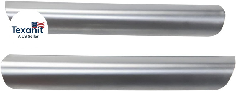 1Pair Silver Interior Door Armrest Handle Trim Compatible with Ford Escape 2013