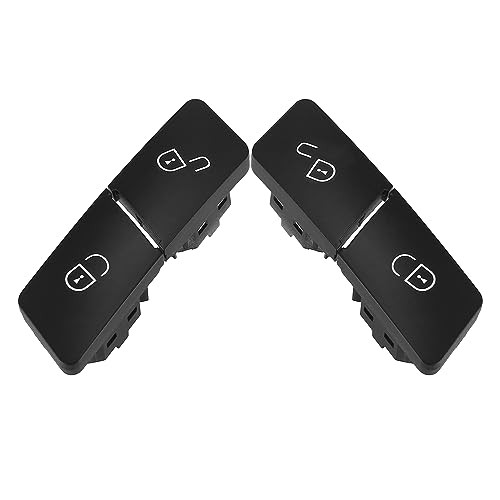 2 Set Door Lock Switch Button Door Lock Control Button Front Left Right gallery
