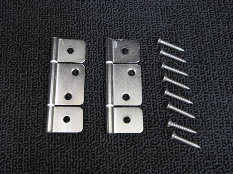 Mobile Home RV Parts Interior Door Hinges 6 pack non-mortise Satin Nickel