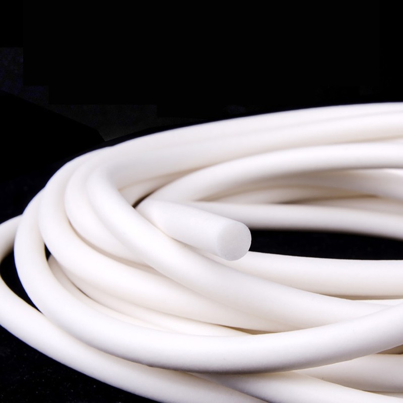 Silicone Rubber Sponge Strip White Closed Cell Circular Foam Backer Rod Seal Bar