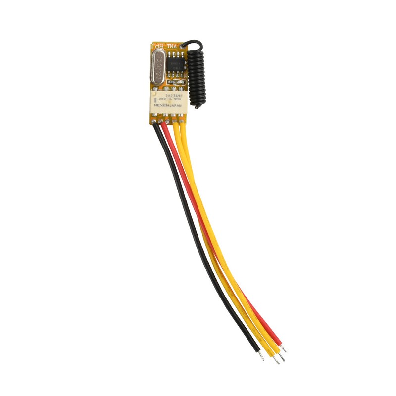 DC3.5-12V Mini Relay Remote Switch 433MHz RF Smart Home Receiver Transmitter