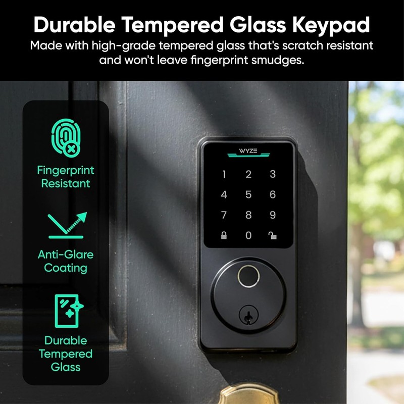Biometric Smart Lock v2 with Wi-Fi & 8- Battery Life - Effortless Security gallery