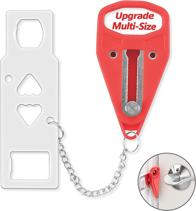 Acemining Portable Door Lock Home Security Door Lock Travel Lockdown Locks for A