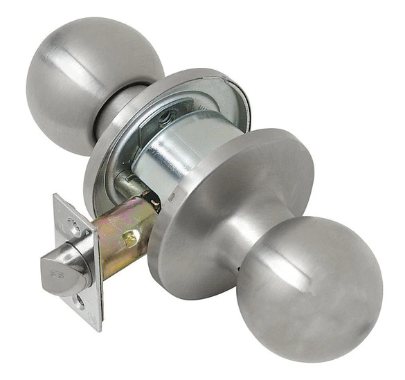 Tell Commercial Tubular Grade 2 Passage Knob CL100003 3 hours fire rated