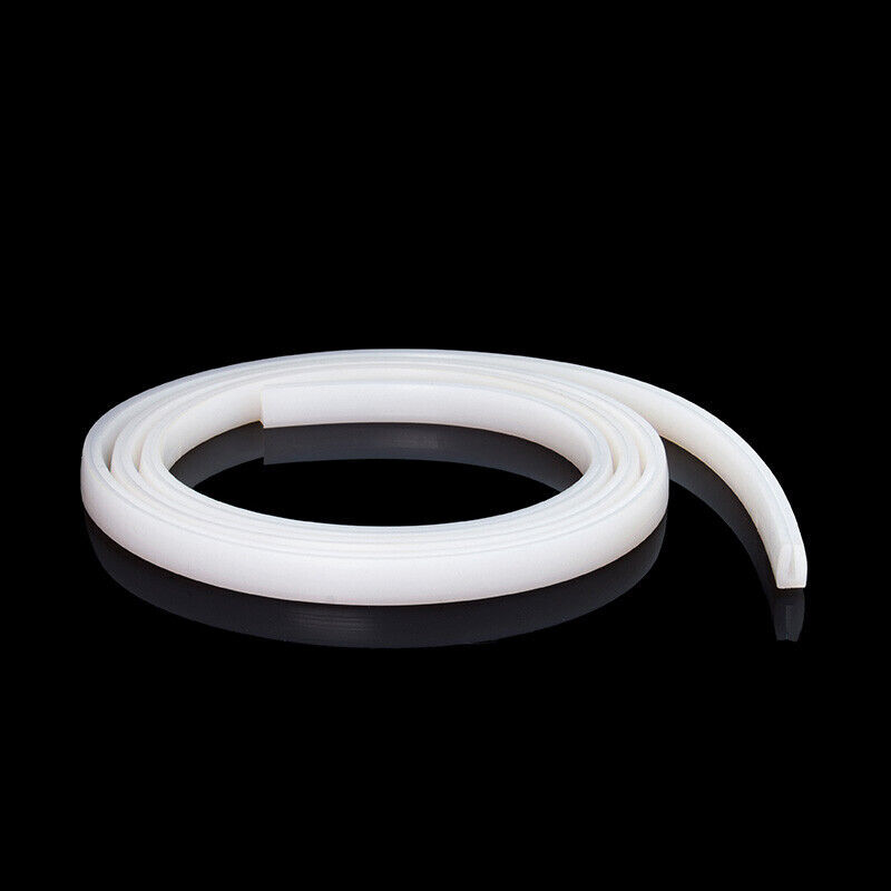 Channel Silicone Rubber Sealing Strip White U-Shape Edging Trim 0.5mm to 15mm U
