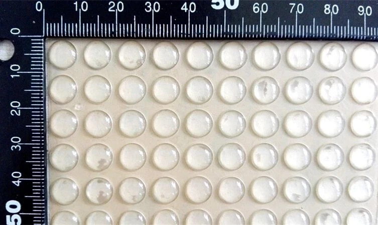 300Pcs(8mm×2.5mm) Self-Adhesive Round Rubber Feet Clear Bumpers Pad