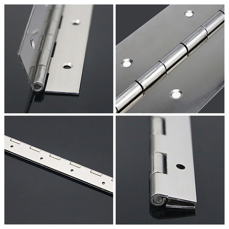 4Pack 12Inch Stainless Steel Continuous Hinge Cabinet Piano Hinge with Holes gallery