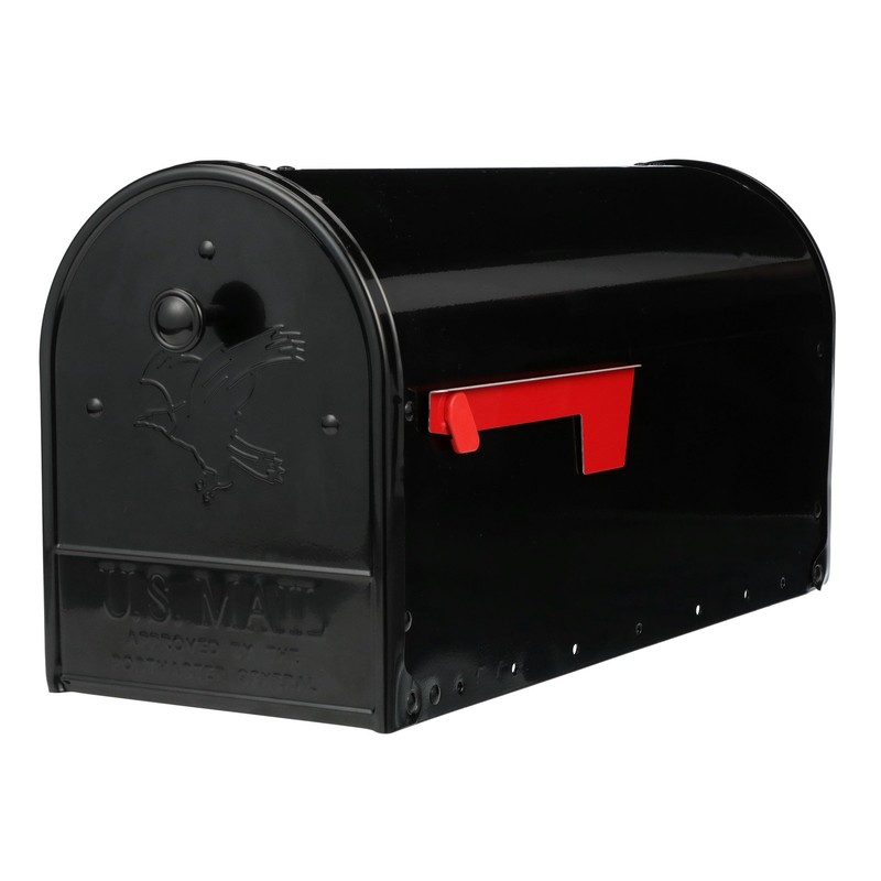 Gibraltar Mailboxes OM160BEC Outback Double Door, Large Capacity Large, Black