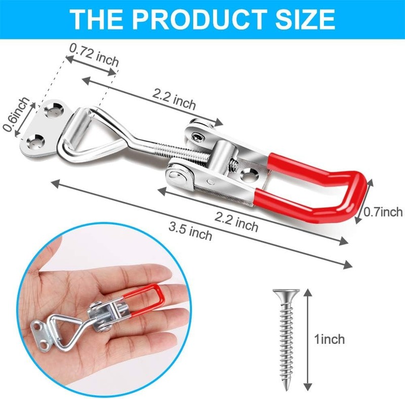 4Pack Toggle Latch Clamp Adjustable Latch Smoker Clamps Heavy Duty Latches gallery