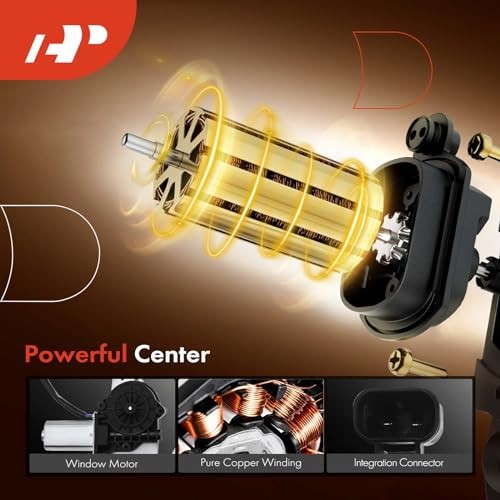 Power Window Regulator with Motor Compatible with Front Passenger (RH) gallery