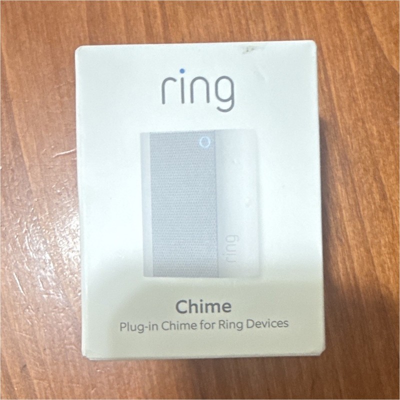 Ring Chime Plug-In Wireless Door Chime Receiver, White, Melody/Tune, Plastic