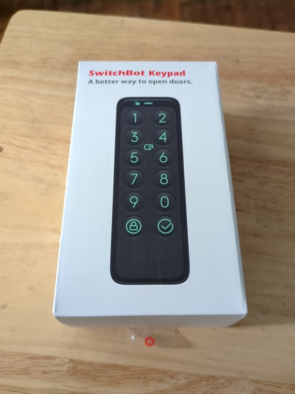 SwitchBot Keypad Touch W2500020 – New/Open Box w/ Batteries & Access Card