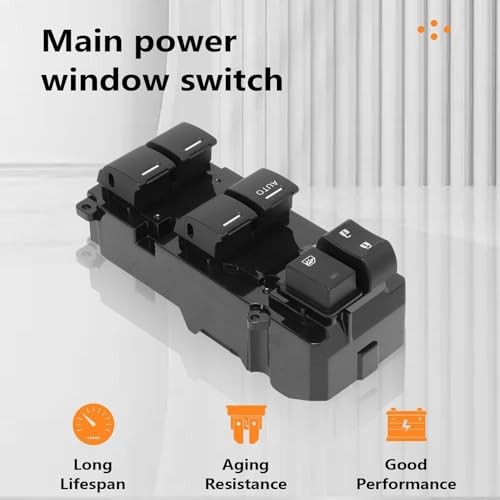 Master Power Window Switch Fits Civic 2014 2015 L4 1.8L Sedan, HF, LX, Driver gallery