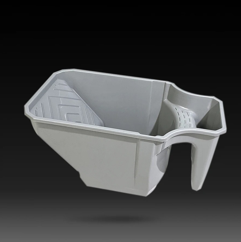 1pcs 4-Inch Handheld Paint Cup with Roller Frame – Large Capacity, Durable - NEW gallery