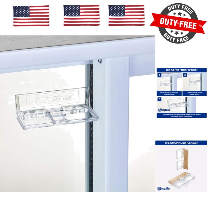 2 Pack Additional Security for Sliding Patio Doors,Sliding Glass Windows. and…