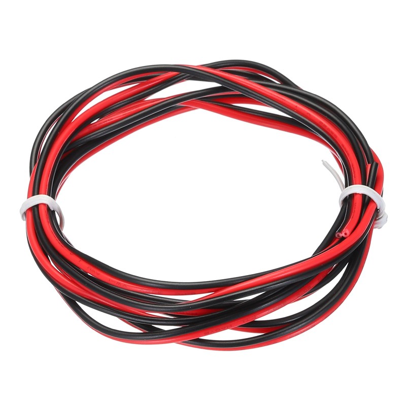 22 Gauge 2 Conductor Parallel PVC Wire 5Ft/1.5M Long 1.7mm Dia for LED RGB Cable