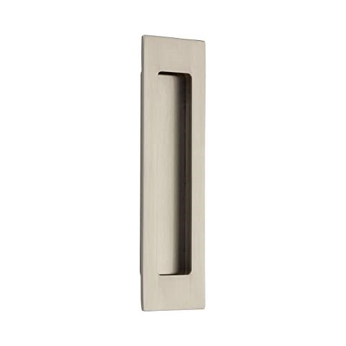 Emtek 220307US15 Modern Rectangular Flush Pull 7" -  Satin Nickel