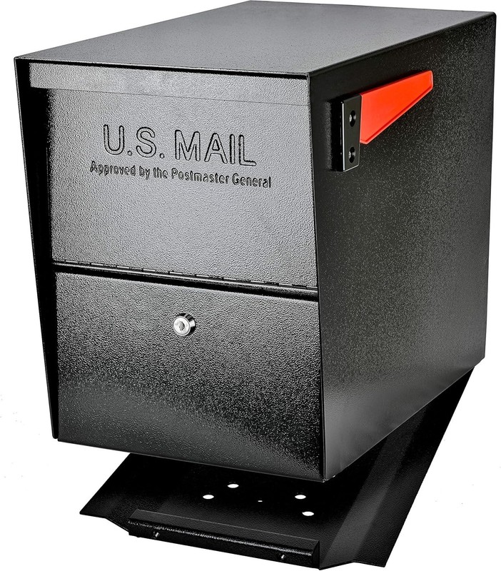 Mail Boss Master Locking Post-Mount Mailbox High Security Reinforced Large