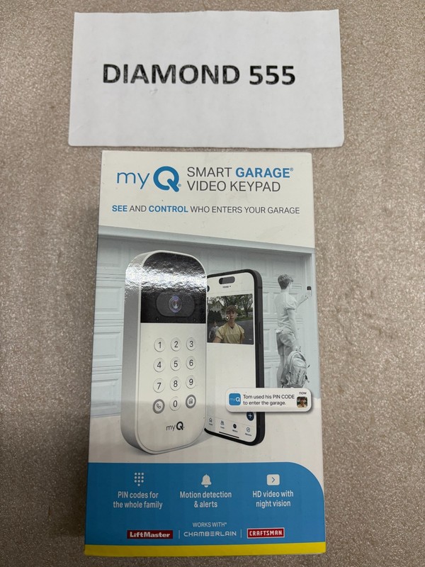 Chamberlain my Q Smart Garage Video Keypad White MYQ-K40TXXW | 8098