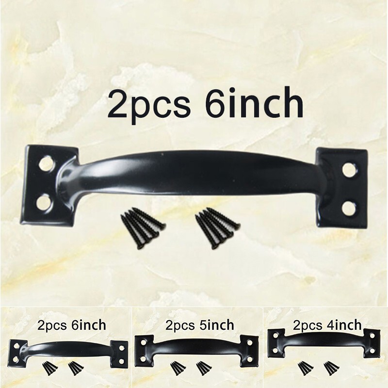 Heavy Duty Barn Door Handle Pull Perfect For Garages And Sheds Set Of 2 gallery