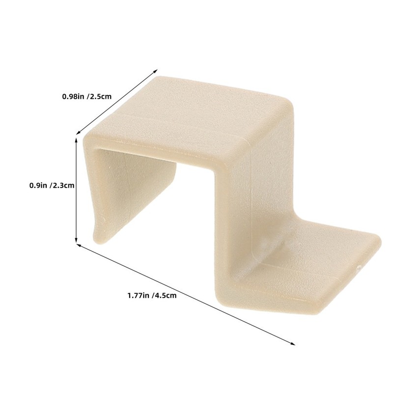 12pcs Crib Frame Bracket - High Strength Plastic Hook for Baby Bed Board gallery